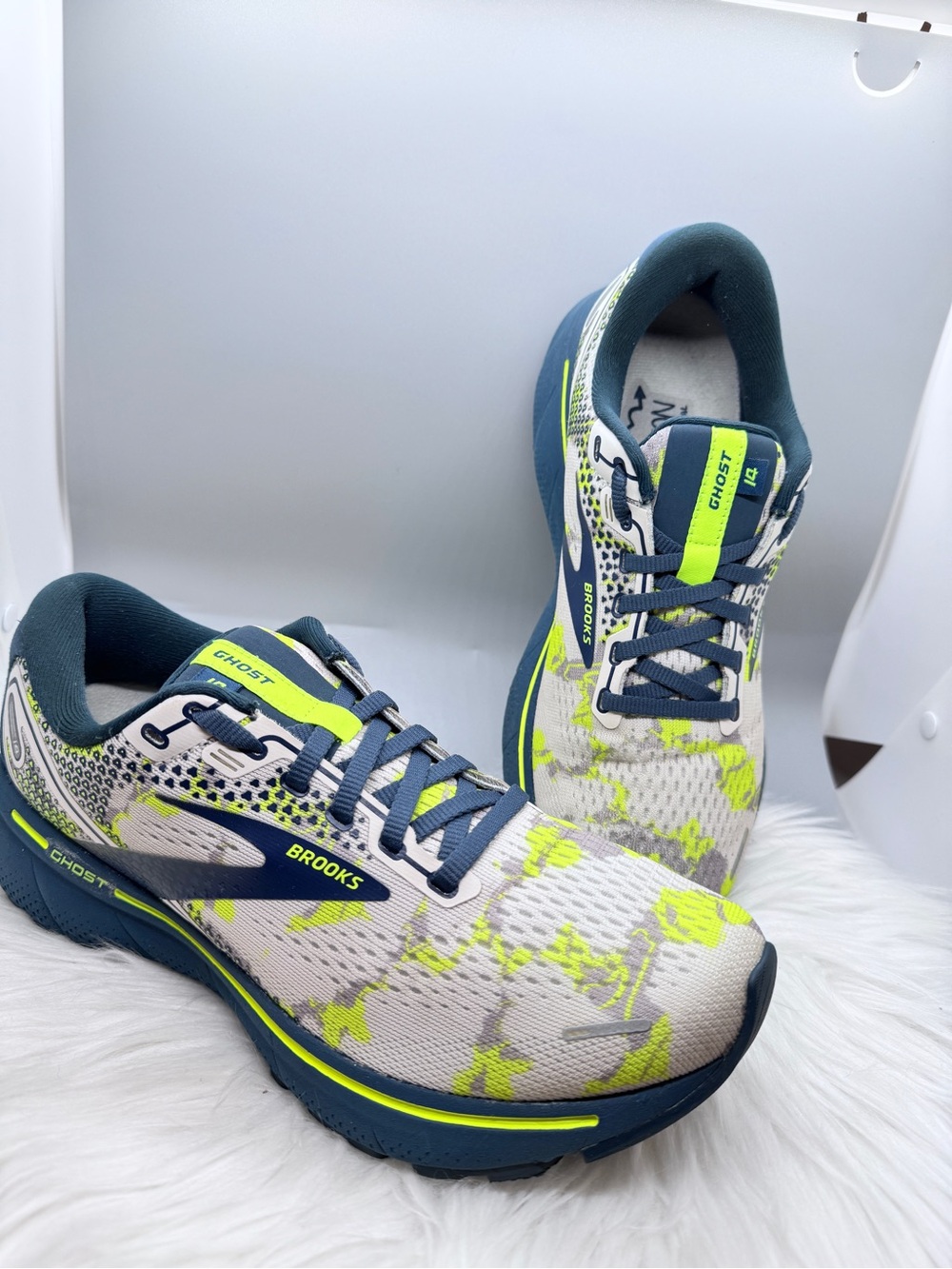 Brooks Ghost 14 Camo Women’s Running Shoes Size 8 work walk fitness clean comfy
